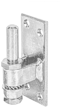 Alberts 858681 Kloben zum Anschrauben | verstellbar | galvanisch verzinkt, Dickschichtschutz | Dornmaß Ø13 mm | Platte 100 x 40 mm | 10er Set