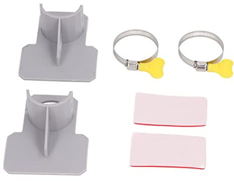 Rohrhalter, Schwimmbadzubehör, Poolschlauch-Halterungen mit Klebeband, Kabelbinder, Schwimmbadschlauch-Halterung, Passend für Schwimmbad