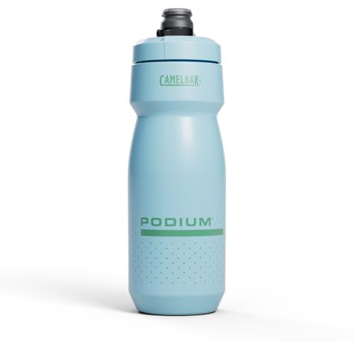 CamelBak PODIUM 710ml – bouteille de vélo – bouchon auto-fermant – anti-fuite – sans BPA – nettoyage facile – facile à presser – Crystal Blue, taille: OS