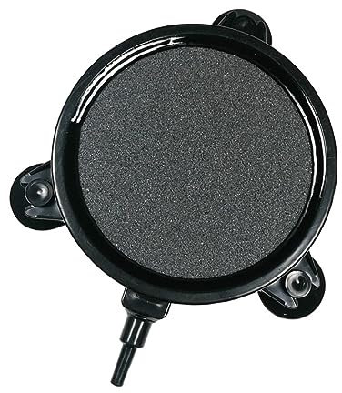 Sosoport Aquarium-blasendiffusor Luftstein-Bubbler Kompakt Einfach Zu Bedienen Schwarzer Abs-Quarz