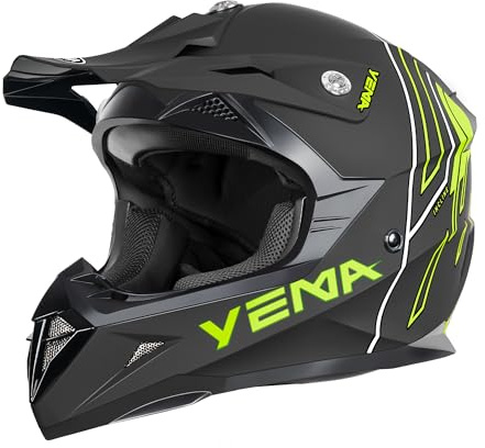 Casque Moto Cross Homme ECE Homologué-YEMA YM-915 Casque Intégral DH Enduro Femme Quad Motocross Adulte
