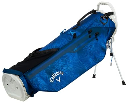 Callaway Golf PAR 3 HD wasserdichte Bleistifttasche, Blaue Handflächen/Grau