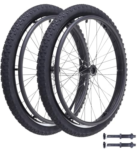 Roue Arrière pour Fauteuil Roulant, Pneus de Rechange 24 x 1,95 (50-507), Pneus Tout-Terrain pour Fauteuil Roulant, Intérieur et Extérieur(Bearing 12mm)