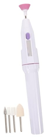POPETPOP Taladro Eléctrico de Uñas Operación Simple Portátil Pulidor de Uñas de Gel y Acrílicas Material Abs para Manicura y Pedicura Adecuado para Uso en Casa y Viaje