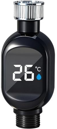 Soffione doccia impermeabile Display termico Display della temperatura Piccoli sensori Raccordo in acciaio Facile da installare per il bagno domestico Soffione doccia con temperatura