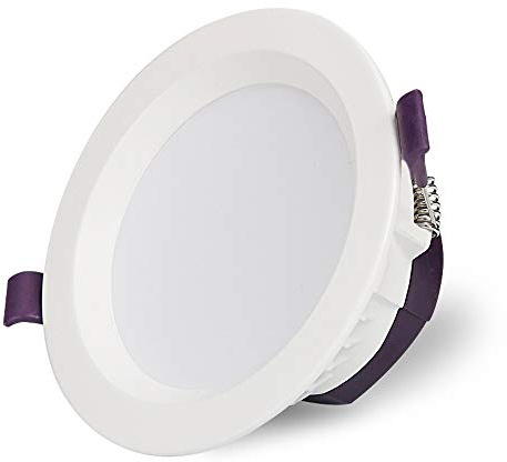 MEVZHH Lampade da Parete, 3.5Inch 9W Downlight Spotlights Recessi Apparecchio Di Illuminazia Soffitto, Luci a Pannello Rotondo,Da da Pareter il Lavaggio Dellada da Accento,R il Bagno