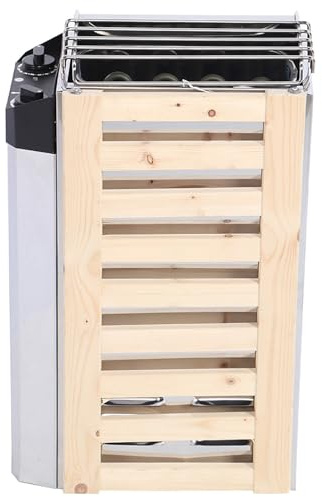 Karlak Calentador de Sauna de Acero Inoxidable de 3 KW para Sala de Sauna, Alta Eficiencia de Calentamiento, Fácil de Disfrutar de una Experiencia de Sauna en Cualquier Momento y en