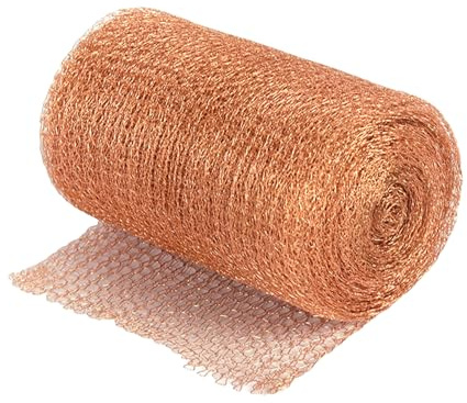 QINGYIWL 12,7cm x 6m Kupfernetz, Kupferband Gegen Schnecken, Schneckenzaun, Schneckenschutz Hochbeet für Schädlingsbekämpfung