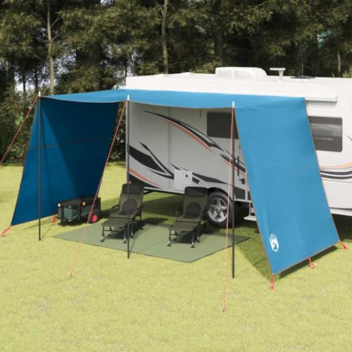 Wasserfester Tarp, 402x240 cm Polyestergewebe, UV-Schutz, tragbares Campingzelt, zusammenklappbar mit Tragetasche für Outdoor-Abenteuer