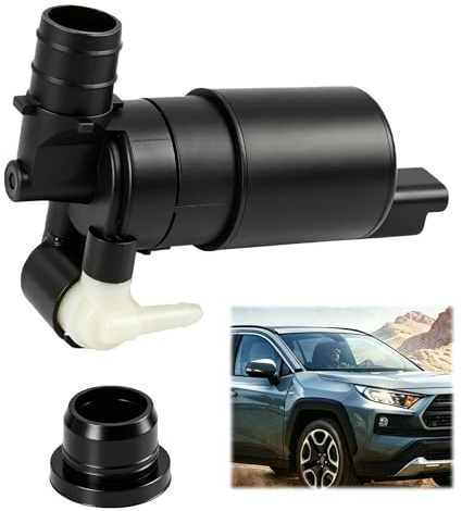 Bomba de Limpiaparabrisas Universal para Coches,Bomba de Parabrisas Agua,Compatible con Modelos 207, 307,Repuestos 643470, 643492, 91160063, 93160293 para Limpieza Eficiente y Fácil Instalación