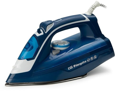 Orbegozo SV 2685 Plancha de Vapor 2600W, Vapor Continuo, Golpe de Vapor, Suela de INOX, Vapor Vertical, Sistema Anti Cal, Autolimpieza, Pulverizador, Regulador de Temperatura, Depósito 350 ml