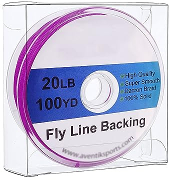 Nylonschnur 100YD/91M Dacron geflochtene Angelschnur Fliegenfischen Backing Line for Forellenangeln 20LB/30LB Geflochtene Schnur