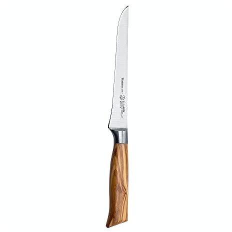 Messermeister Oliva Elite 6” Boning Knife - Fine German Steel Alloy Blade & Natural Mediterranean Olive Wood Handle - Rust Resistant & Easy to Maintain