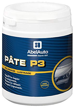 ABELAUTO - Pâte de Dépolissage P3-1kg pour Carrosserie sans Silicone