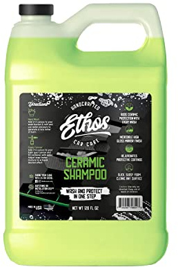 Ceramic Car Shampoo - Slick Car Wash Soap for Ceramic Coatings - pH-Balanced Car Wash Shampoo - Adds Hydrophobic Protection | Enhances Coatings, Waxes or Sealants | Incredible Shine
