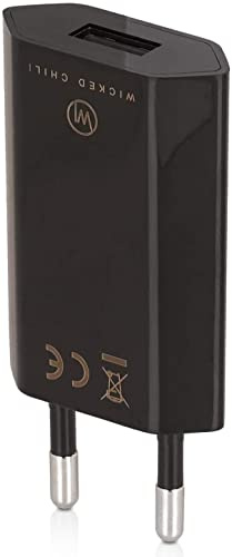 Wicked Chili Netzteil - Ultra Slim - USB Adapter geeignet für elektrische | Zahnbürste, Schallzahnbürste, Munddusche | kompatibel mit Fairywill P11 Plus, 507, 508, 551, 515, 917, E11 (1A 5V)