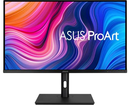 ASUS ProArt PA328CGV - 32 Zoll WQHD Professioneller Monitor - 16:9 IPS, 2560x1440 - ergonomisch, Pivot, Calman, hohe Farbtreue, DisplayHDR 600 - DisplayPort, HDMI, 90W USB-C, USB-Hub, schwarz
