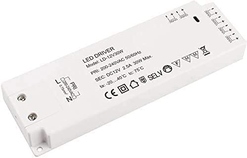 LED Transformator 30W, Mini-Amp-Buchse