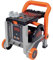Smoby - Black+Decker - Carrello + Banchetto 3 in 1 - Giocattolo fai da te per bambini - 19 Accessori - 7600360219