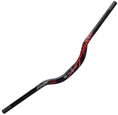 Fahrradlenker 780mm Extralanger MTB Riser Bars Rise 20mm 35mm 55mm 31.8mm Aluminiumlegierung Mountainbike Lenker Für BMX DH XC AM FR (Color : Black red, Size : 20mm)