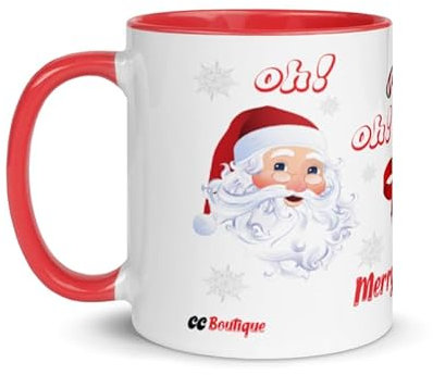 Générique Mug drôle Père Noël Merry Christmas Idée de cadeau à Offrir Noël Famille, Ami, Frère, Sœur Père, Mère,ou pour le plaisir d'offrir.,