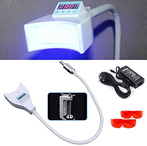 Kaichenyt LED-Licht Whitening Maschine,Professionell Zahnbleaching Set 21W Mobile Dentalmaschin Dental Licht Zahnaufhellung