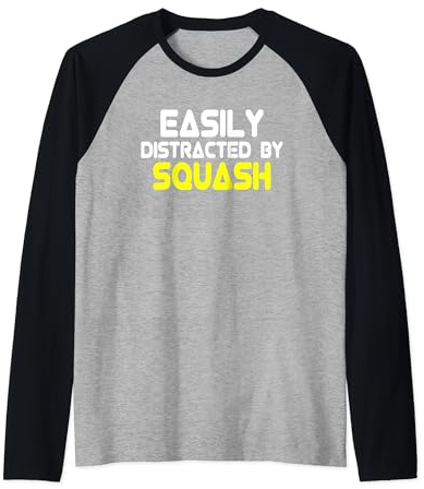 Squash Trainer Squash Spruch Outfit Squash Spieler Raglan