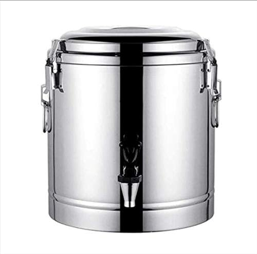 10L-40L Heißwasserspender, isoliert für Tee, Tee-Thermos-Eimer, Getränkewärmer, Getränkespender, Edelstahl-Urne für Wasser für Kaffee, Milch, Tee, süße Suppe, A, 10 l