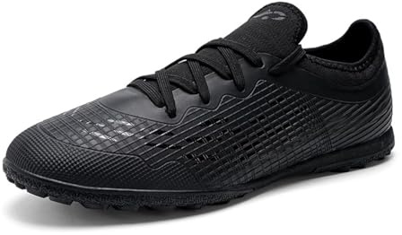 Mens Astro Turf Football Boots Youth Low-Top Athletic Football Trainers Sports Shoes Anti Slip Indoor Soccer Shoes