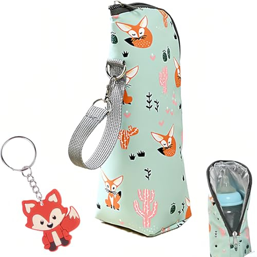 ZEPIQOR Isolierter Babyflaschenbeutel - Thermostatregulierende Tasche für Kinderwagen und Outdoor-Reisen