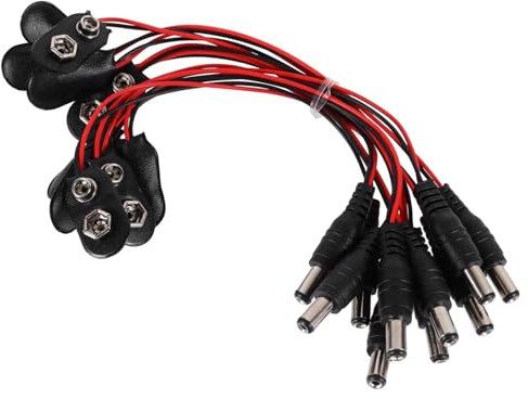 SWOOMEY 10pezzi Clip Per Batterie Con Alloggiamento in Connettori Scatto Per Fili Elettrici Per Strumenti Elettronici e Alimentazione Stabile