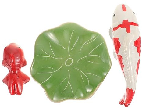 TOYANDONA 3stücke Keramische Fischfiguren Für Aquarien Dekoration Cartoon Design Sichere Keramik Tischdekoration Für Fischbecken Und