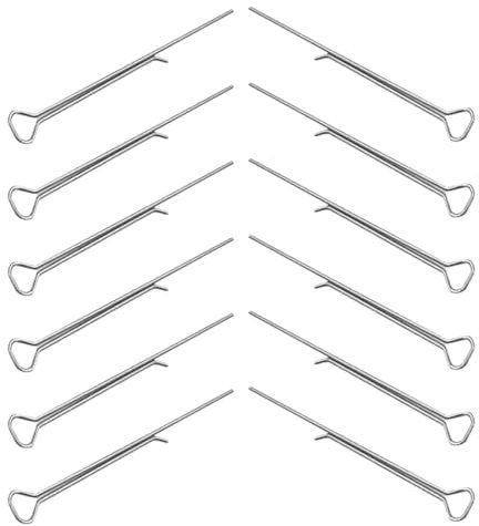 UKCOCO 12 Piezas Clip para Mecha De Vela Soporte para Herramienta para Clips Metálicos