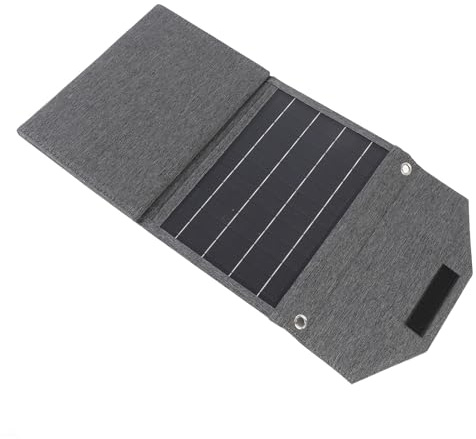 ZAWELIYO Chargeur de Panneau Solaire Pliable Portable 80 W, Haute efficacité de Conversion, Léger pour Camping en Plein Air, Randonnée, étanche, Silicium Monocristallin, 2 Sorties USB pour Téléphone