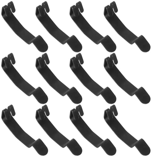 COLLBATH Abrazaderas de Resorte para Caja de Filtro de Aire de Coche, 12 Unidades de Clips Metálicos Compactos, Aptos para Sujeción Firme en Sistemas de Admisión Automotriz