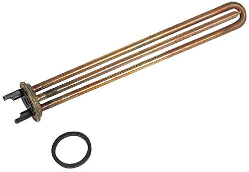 Resistance blindee thermo-plongeur droite unipolaire à bride - 1200 W - Cotherm