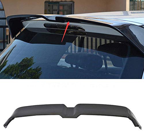 ACEOLT Aile supérieure de voiture Spoiler Aileron Arrière Becquets Arrière pour VW GOLF 7/7.5 VII 7R-GTI 2014-2019, Conception en fibre de carbone ABS