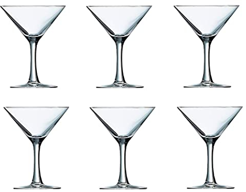 6 x Luminarc Martini Glass