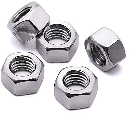 TERF® M20 Hex Hexagon Nut M20 (20mm) Stainless Steel A2 (304) Hex Hexagon Full Nuts - Pack of 2
