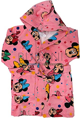 Caleffi Accappatoio in Cotone Minnie Fiocco
