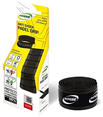 Noene Padel Grip Anti Shock greppband, bredd 25 mm x längd 850 mm x tjocklek 1,6 mm.