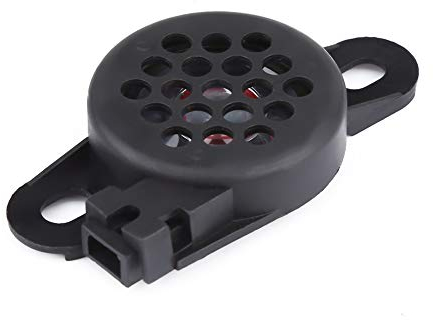 Buzzer d'avertissement de Voiture, Radar de Recul PDC Aide au Stationnement 8E0919279, Buzzer d'avertissement, Capteur d'avertissement de Stationnement, Alarme Sonore pour MK5 MK6 (Noir)