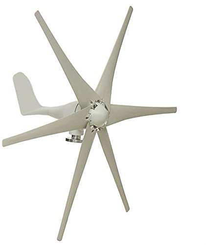 Aerogenerador 6000W 12V / 24V / 48V 6 Blades Generador de viento horizontal Generador de viento Generador Generador Molino de viento Turbinas de energía Carga para el hogar Camping Generador de turbin