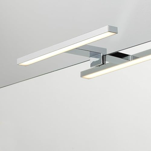 Loevschall Lagan Nextgen Spiegelleuchte, 30 cm, Wandlampe Badezimmer mit elegantem Design, Lichtqualität CRI 90 für Natürliche Farben, Spiegelschrank leuchte & flexible Montage, IP44-zertifiziert