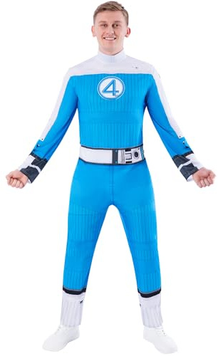Rubie's Disfraz oficial de Fantastic Four Human Torch para adultos, disfraz de superhéroe para adultos