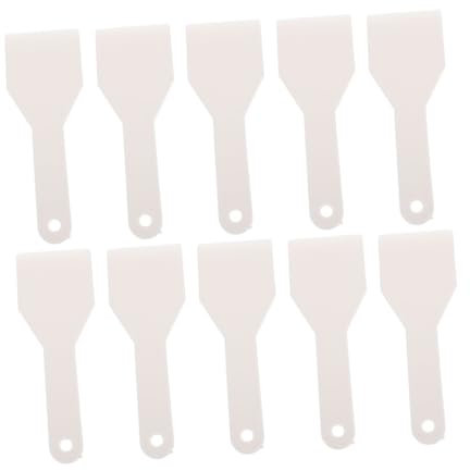 UPKOCH 2 Set Pala Antigelo Remover Di Ghiaccio Pala Per Rimuovere Il Ghiaccio Pala Di Ghiaccio Pala Per Il Ghiaccio Del Frigorifero Raschietto Per Ghiaccio Plastica Bianca 10 Pezzi*2
