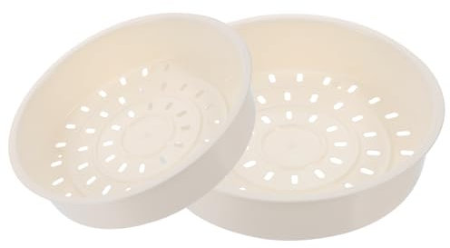 Warmhm 2pcs Steamer Basket Food Steamer for Rice Kitchen for Steaming Pot Dumpling Household Use
