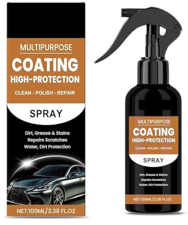 Turbo Shine Nexa, 3-in-1 Autolack-Schnellspray für Kratzerentfernung & Tiefenglanz, langanhaltende Nexa Autopflege, Reparatur- und Schutzbeschichtung für alle Autos (GET ONE/Try-it Pack)