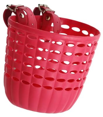 F Fityle Cestino portaoggetti per Bicicletta, Facile da installare, Accessori per riporre i Bagagli, Organizer Rosso per Ciclismo all'aperto, Shopping,