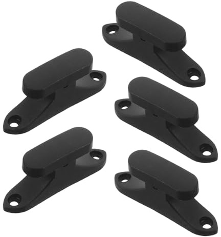 FOMIYES Violin and Viola Bow Holder Clips 5Pcs Matte Secure Replacement Case Fittings for Musical Instrument Transport Protection